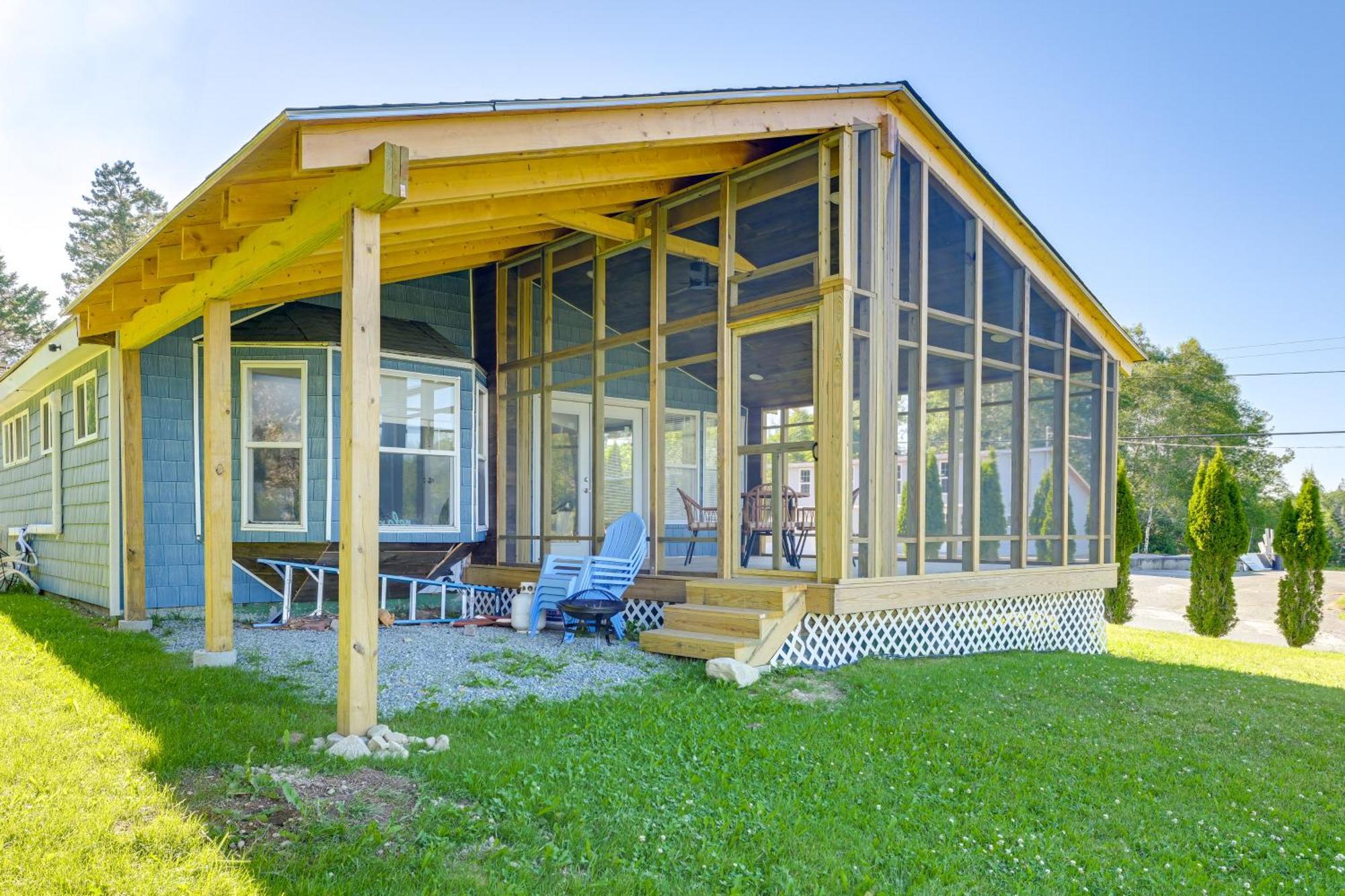 Bayfront Steuben Home With Screened Porch And Fire Pit Esterno foto