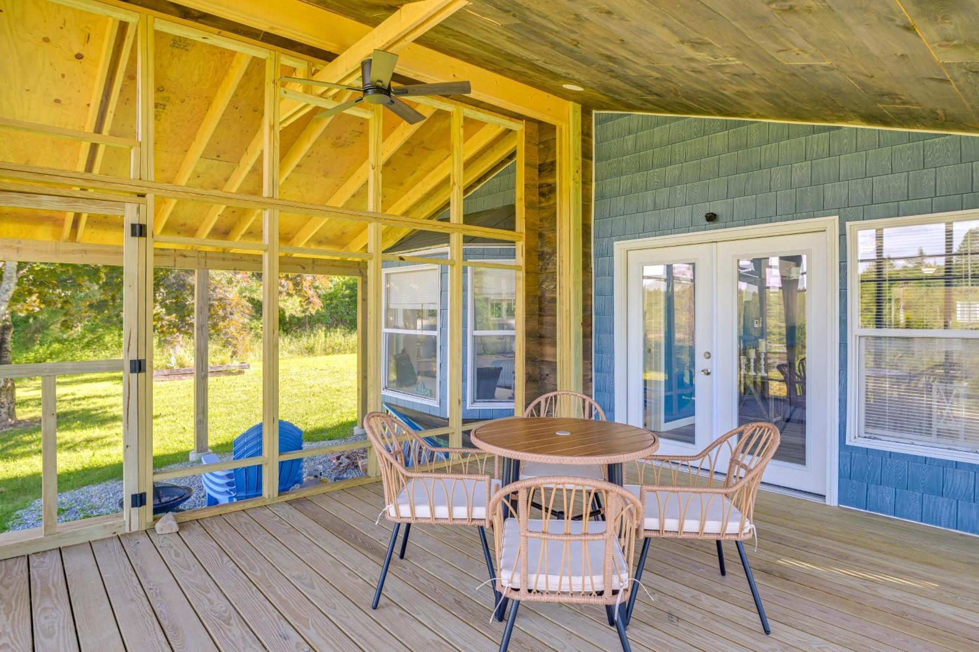 Bayfront Steuben Home With Screened Porch And Fire Pit Esterno foto