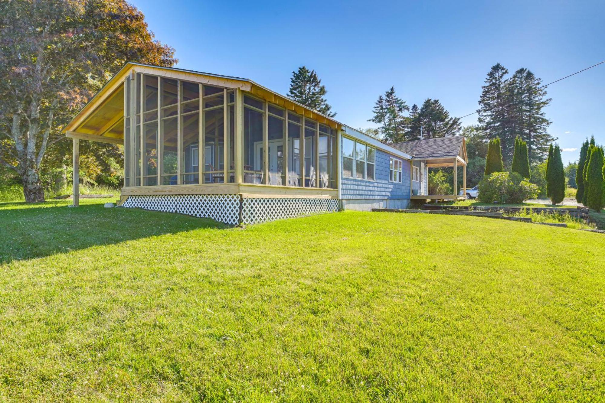 Bayfront Steuben Home With Screened Porch And Fire Pit Esterno foto