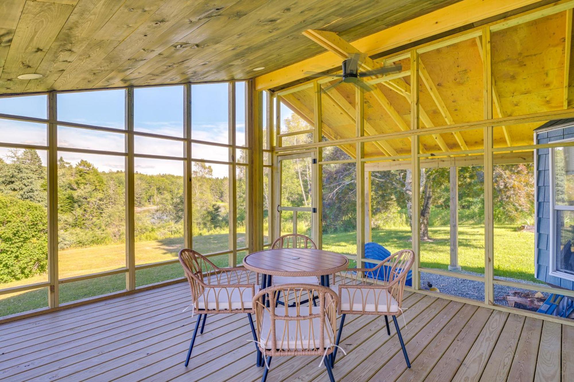 Bayfront Steuben Home With Screened Porch And Fire Pit Esterno foto