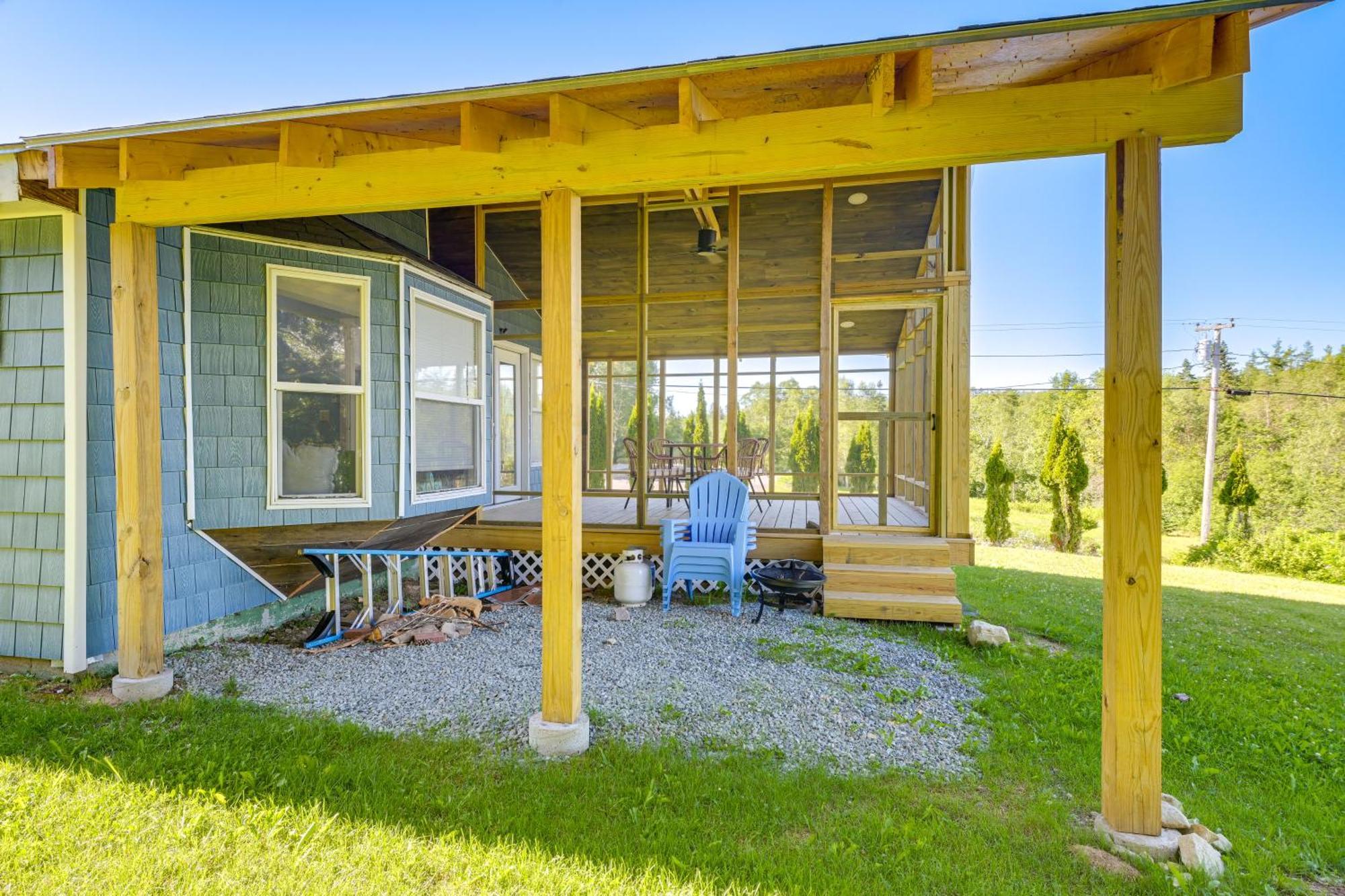 Bayfront Steuben Home With Screened Porch And Fire Pit Esterno foto